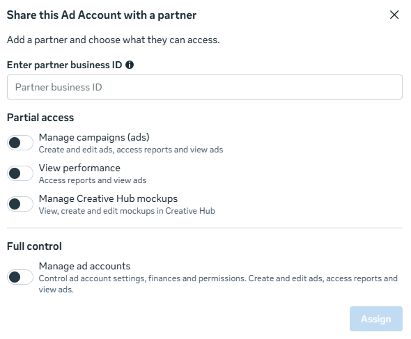 Add a Partner - screenshot 1