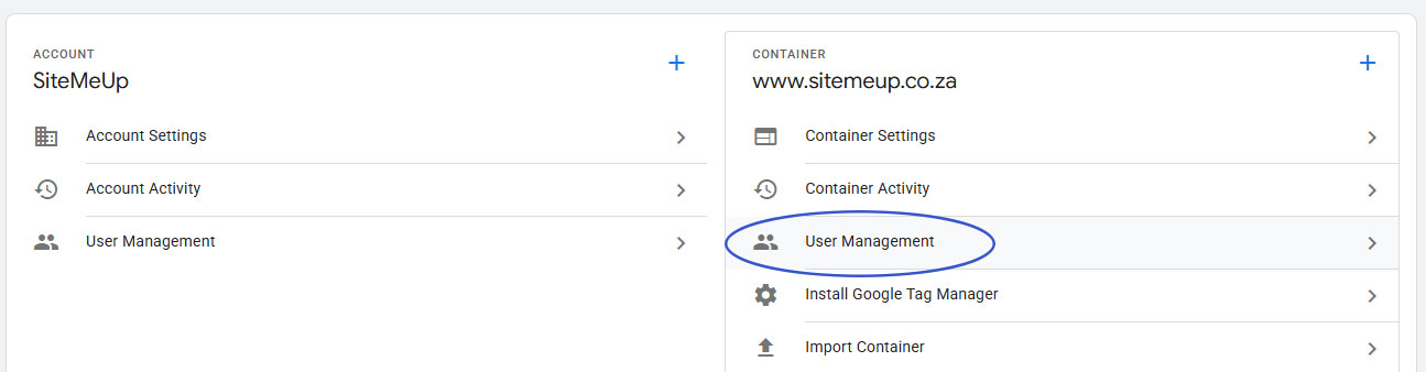 User Management - screenshot 1